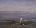 Seascape by Jules Breton — hand-painted landscape oil painting reproduction on canvas