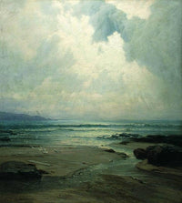 Seascape by Volodymyr Orlovsky — hand-painted landscape oil painting reproduction on canvas