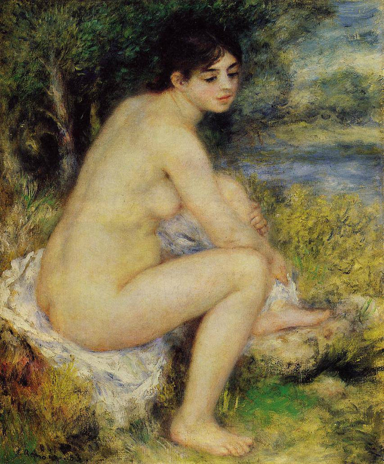 Seated Bather - Pierre-Auguste Renoir