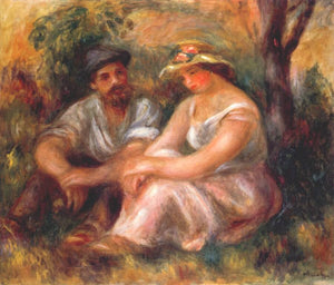 Seated couple - Pierre-Auguste Renoir