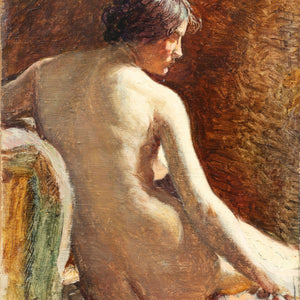 Seated female nude