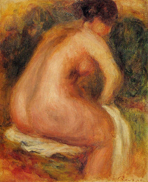 Seated Female Nude - Pierre-Auguste Renoir