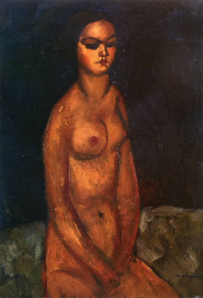 Seated nude - Amedeo Modigliani