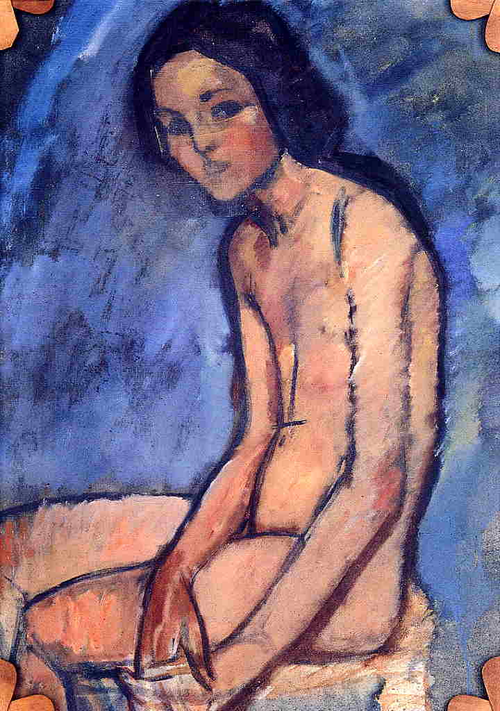 Seated nude - Amedeo Modigliani