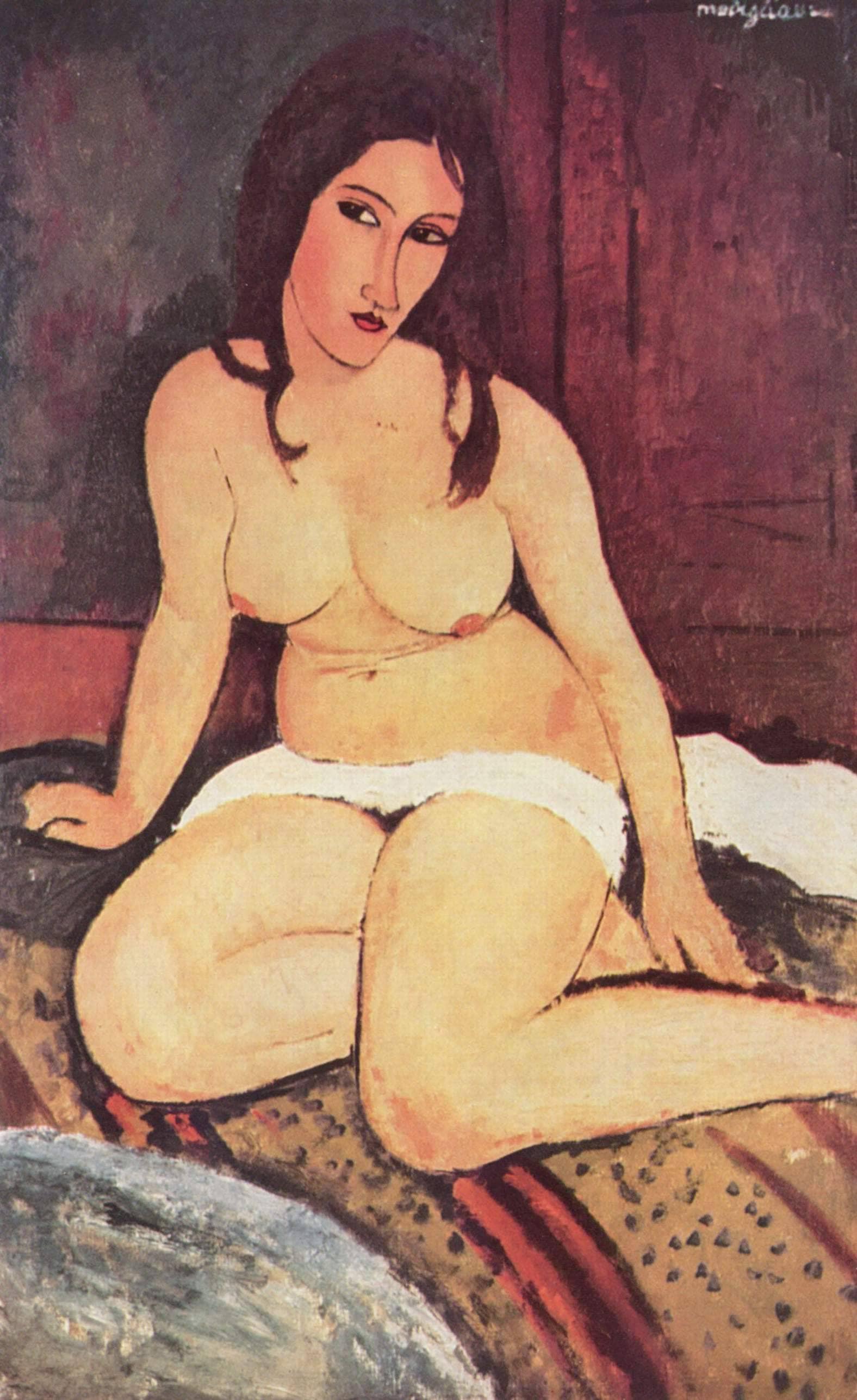 Seated nude - Amedeo Modigliani