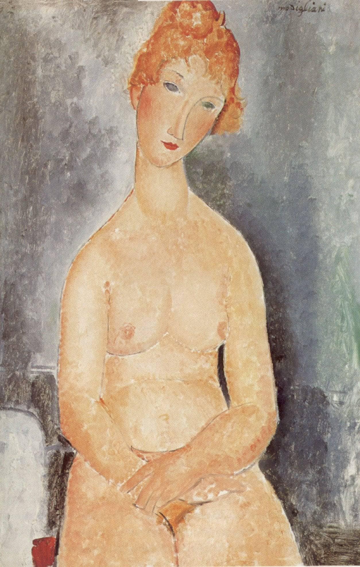 Seated nude - Amedeo Modigliani