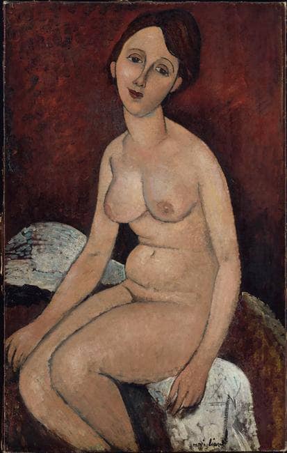 Seated nude - Amedeo Modigliani