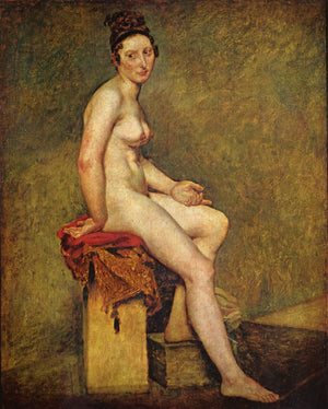 Seated Nude, Mademoiselle Rose - Eugene Delacroix