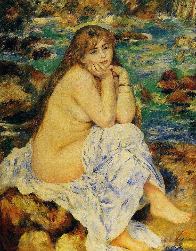 Seated Nude - Pierre-Auguste Renoir