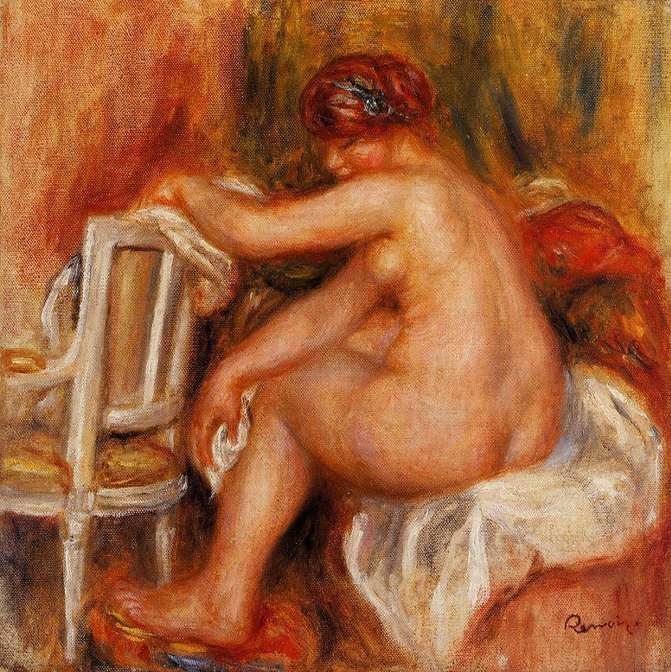 Seated Nude - Pierre-Auguste Renoir