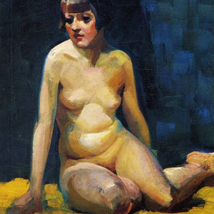 Seated Nude with Bobbed Hair