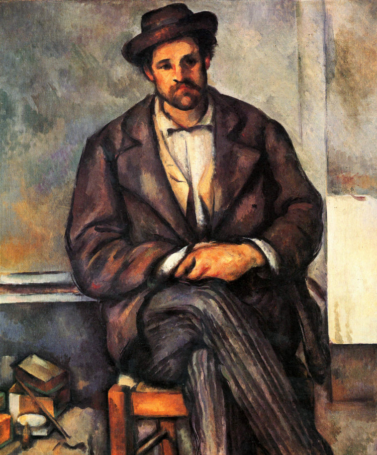 Seated Peasant - Paul Cezanne