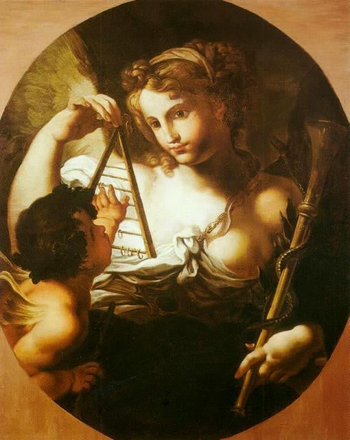 Allegory of Science - Sebastiano Conca