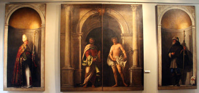 Shutters of the organ of San Bartolomeo, Venice