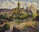Segovia by Ernest Lawson — hand-painted landscape oil painting reproduction on canvas