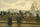Seine embankment at the Pont des Arts in Paris in master bedroom