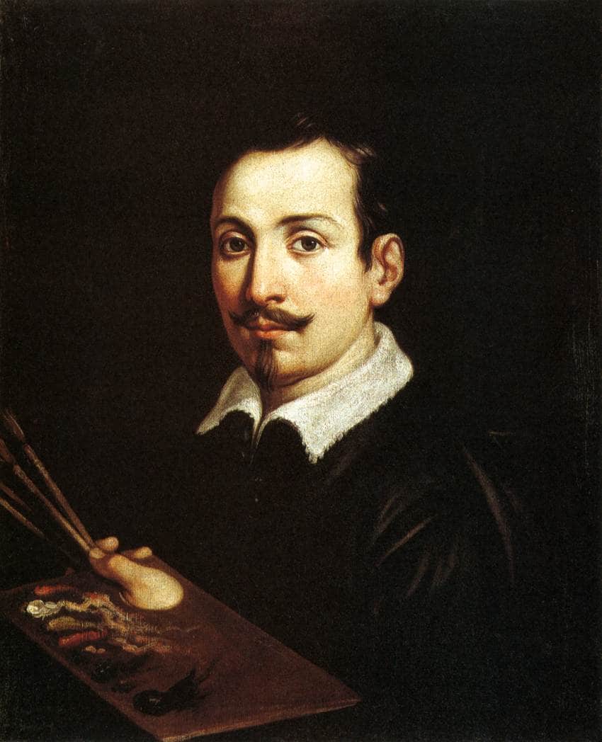 Self Portrait by Guido Reni — hand-painted portrait oil painting reproduction on canvas