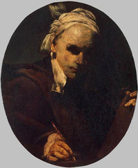 Self-Portrait by Giuseppe Maria Crespi — hand-painted portrait oil painting reproduction on canvas