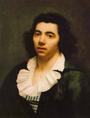 Self-portrait by Anne-Louis Girodet — hand-painted portrait oil painting reproduction on canvas