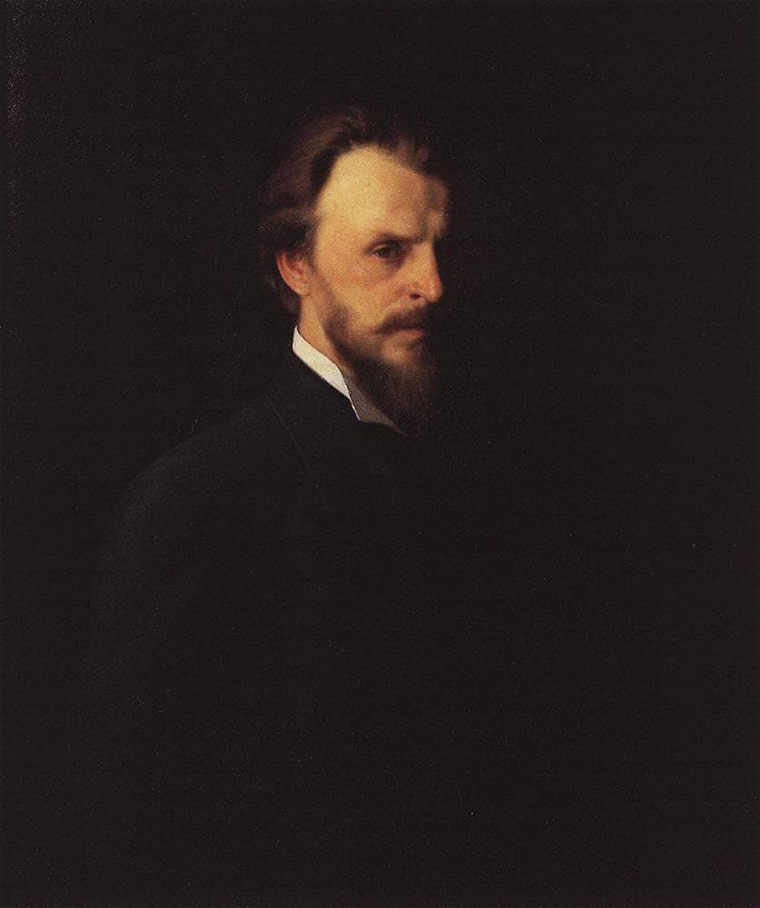 Self-Portrait by Grigoriy Myasoyedov — hand-painted portrait oil painting reproduction on canvas