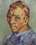 Self-Portrait by Vincent van Gogh — male oil painting wall art, Realism