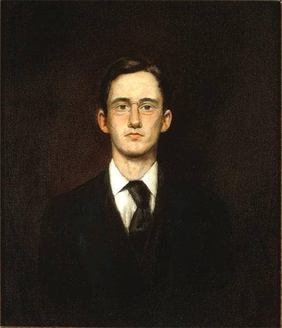 Self-portrait by John French Sloan — hand-painted portrait oil painting reproduction on canvas