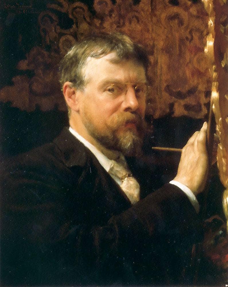 Self-Portrait by Sir Lawrence Alma-Tadema — hand-painted portrait oil painting reproduction on canvas