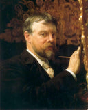 Self-Portrait by Sir Lawrence Alma-Tadema — hand-painted portrait oil painting reproduction on canvas