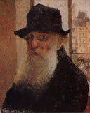 Self Portrait by Camille Pissarro — male oil painting wall art, Impressionism