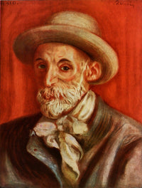 Self-Portrait by Pierre-Auguste Renoir — hand-painted portrait oil painting reproduction on canvas