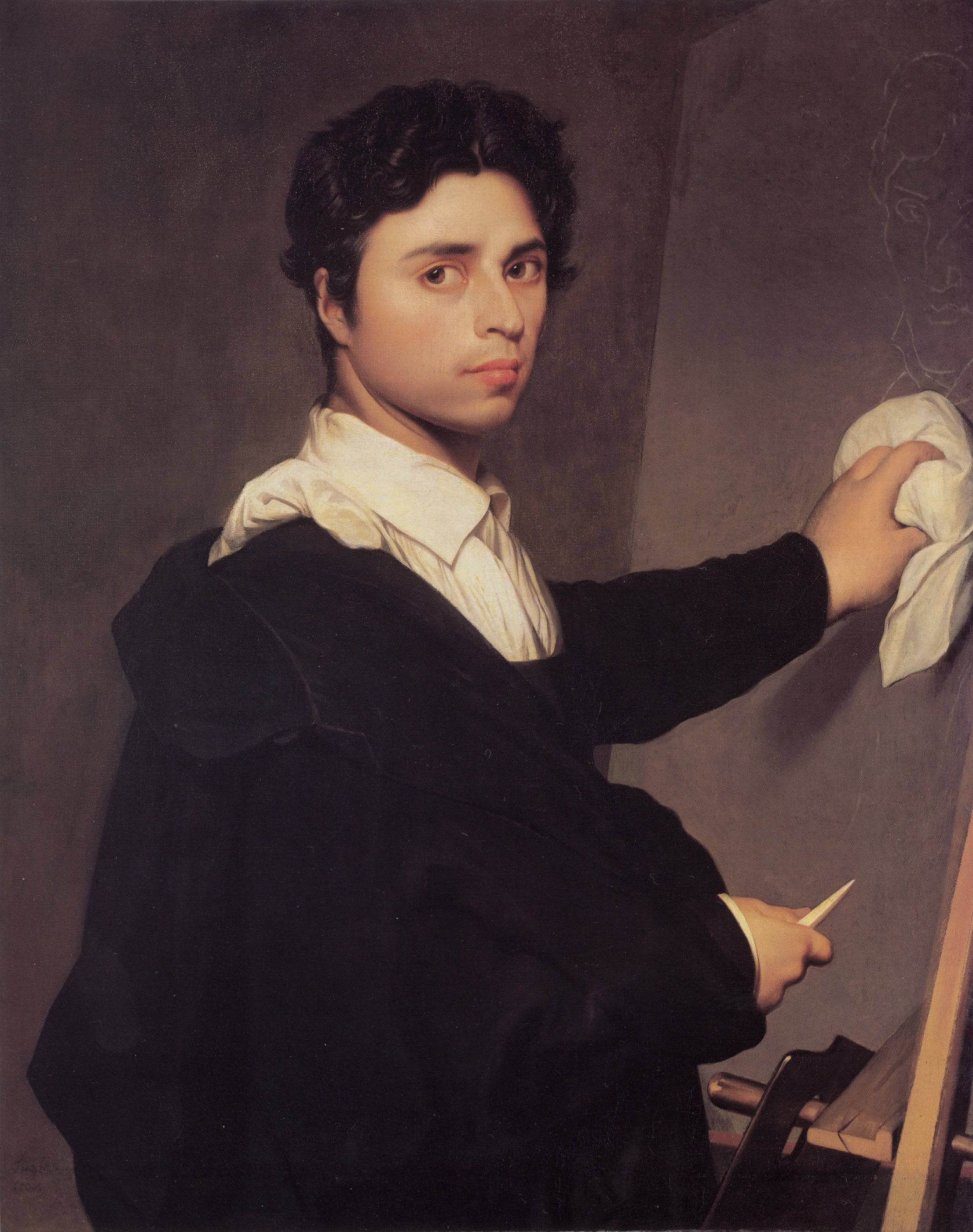 Self-Portrait - Jean Auguste Dominique Ingres