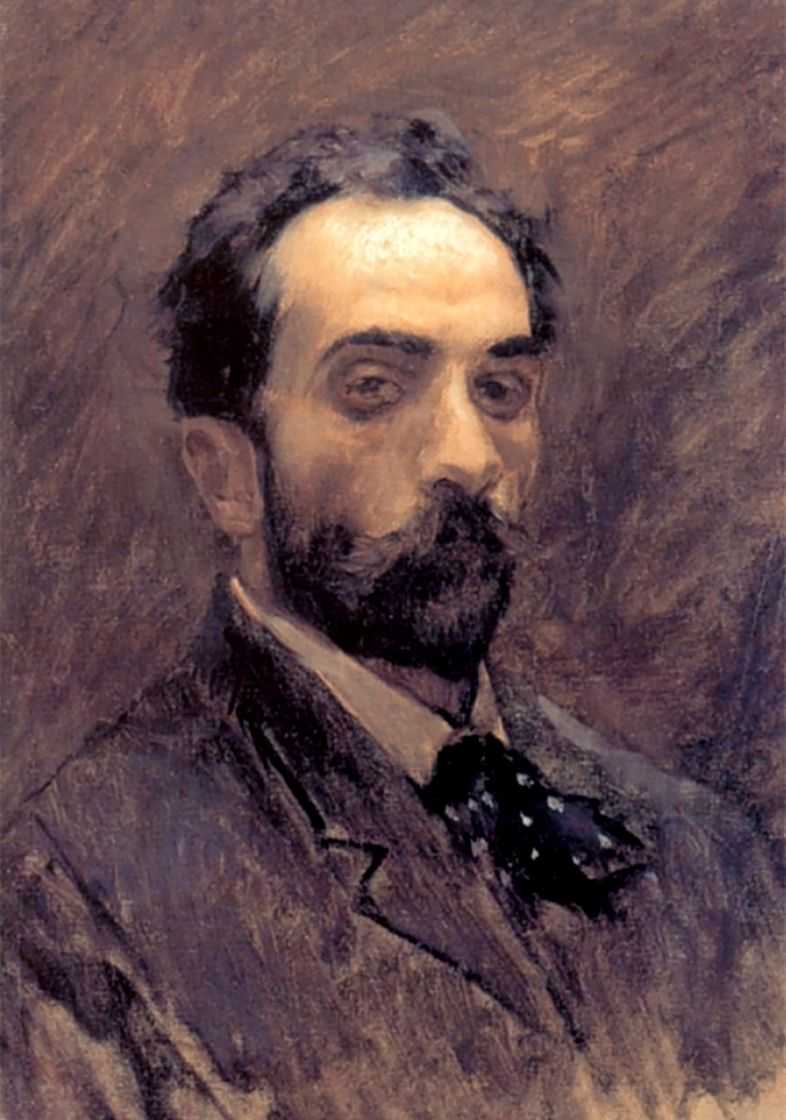 Self portrait by Isaac Levitan — hand-painted portrait oil painting reproduction on canvas