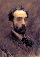 Self portrait by Isaac Levitan — self oil painting wall art, Realism