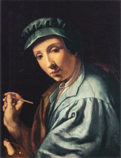 Self-Portrait in bedroom