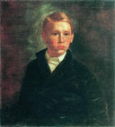 Self-portrait by Alexei Korzukhin — male oil painting wall art, Realism