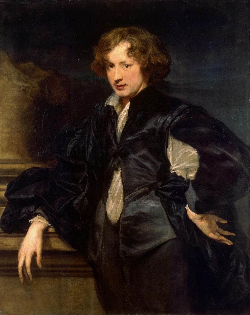 Self Portrait by Anthony van Dyck — hand-painted portrait oil painting reproduction on canvas