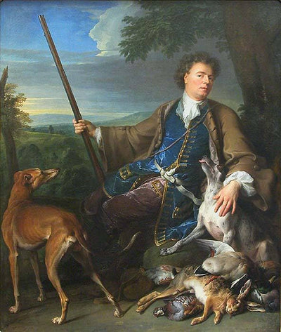 Self Portrait as a Huntsman in entryway