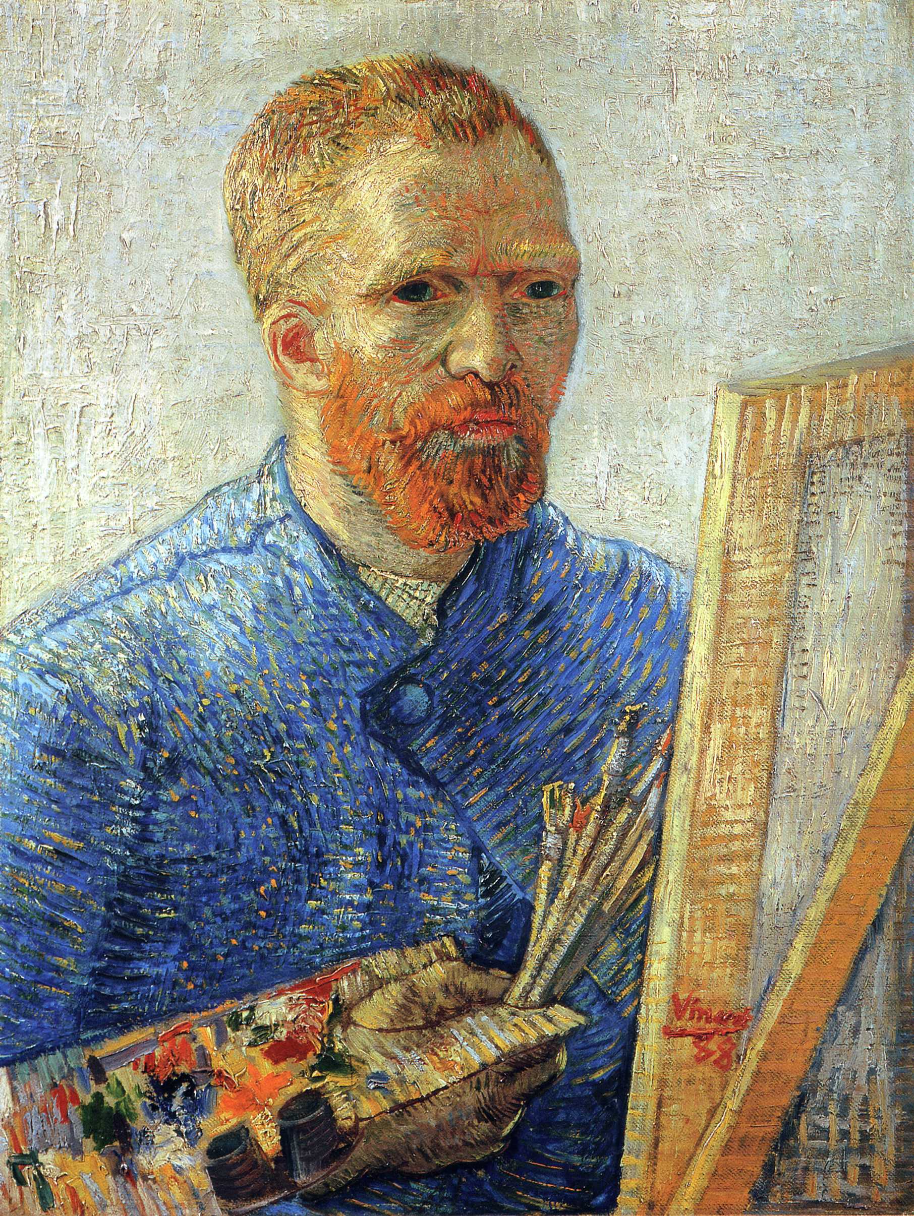 Self Portrait as an Artist - Vincent van Gogh