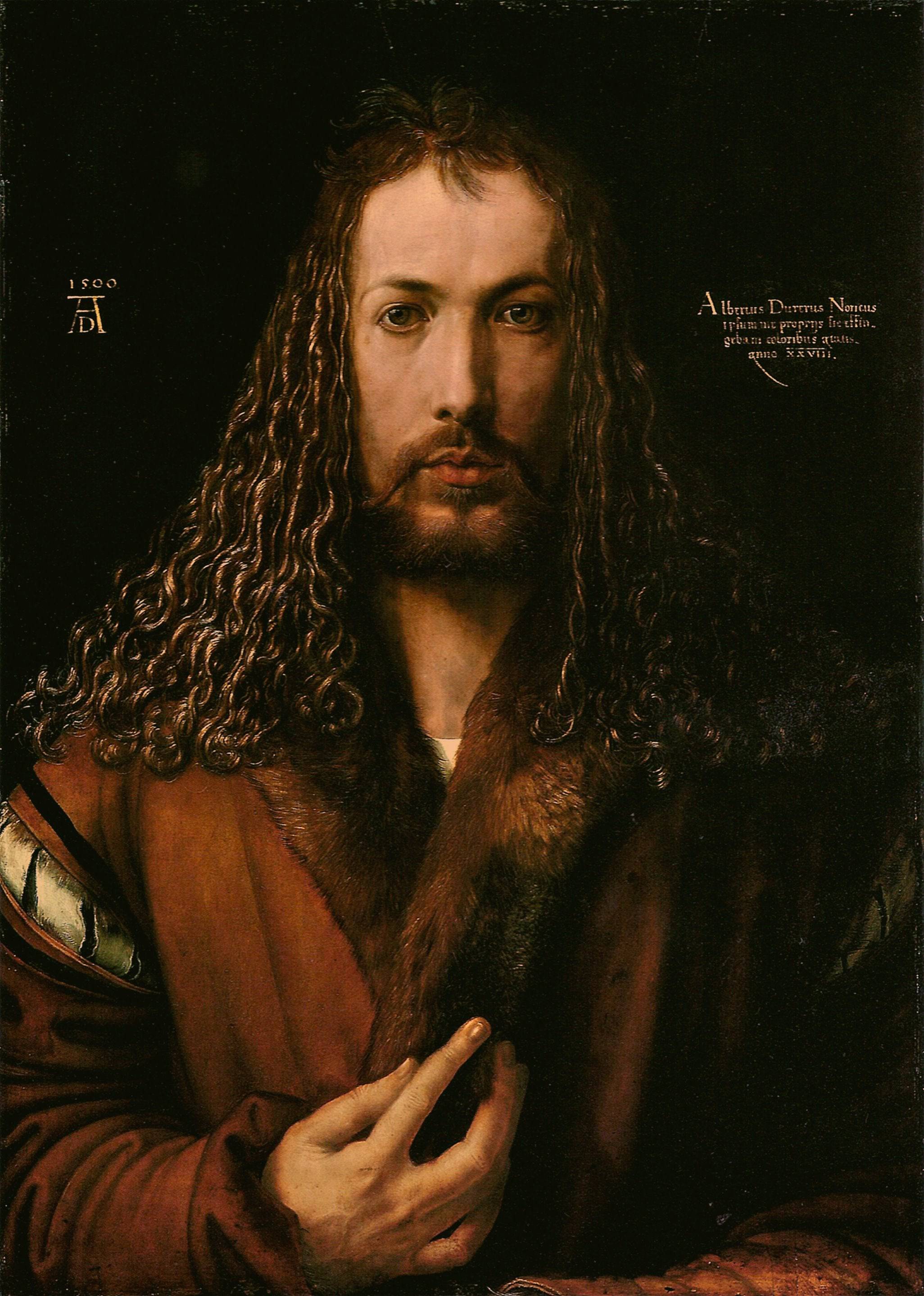 Self-Portrait at the Age of Twenty Eight - Albrecht Durer