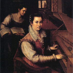 Self-Portrait at the Clavichord with a Servant