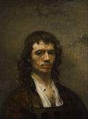 Self Portrait by Carel Fabritius — male oil painting wall art, Baroque
