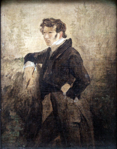 Self-Portrait by Carl Blechen — oil painting reproduction
