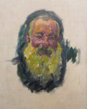 Self Portrait by Claude Monet — hand-painted portrait oil painting reproduction on canvas