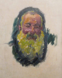 Self Portrait by Claude Monet — hand-painted portrait oil painting reproduction on canvas