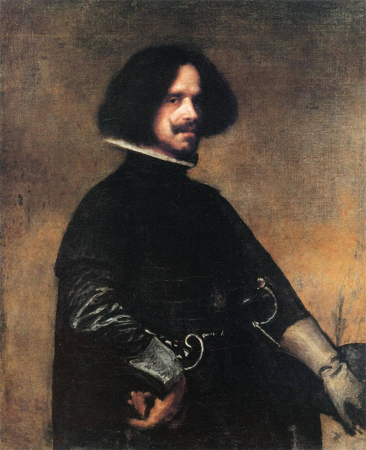 Self-portrait by Diego Velazquez — hand-painted portrait oil painting reproduction on canvas