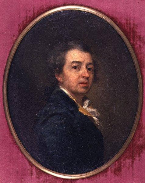 Self-portrait by Dmitry Levitzky — hand-painted portrait oil painting reproduction on canvas
