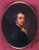 Self-portrait by Dmitry Levitzky — male oil painting wall art, Rococo