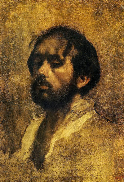 Self Portrait in study