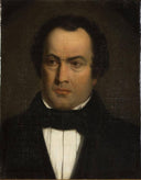 Self-portrait by Émile Auguste Hublin — hand-painted portrait oil painting reproduction on canvas