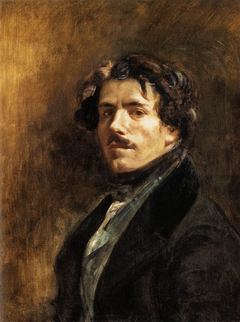 Self-portrait - Eugene Delacroix